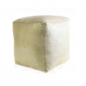 Moroccan White Moroccan square pouffe_ Pouf Leather Ottoman Poof Pouffe pouffes hassock Footstool Beanbag leather pillow